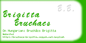 brigitta bruchacs business card
